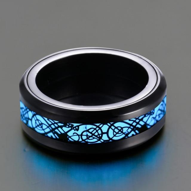 9 Stil Spinner drehbare Kettenringe Stressabbau für Männer Frauen Ehering Finger Angst Zappeln Ring Schmuck Geschenk 8 von Joom DACH
