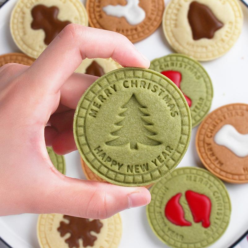 9 Stücke 3D Weihnachten Ausstechformen Keksform Weihnachtsmann Schneemann Baum Elch Plätzchenform Stempel Weihnachten Neujahr Party Dekor Backenwerkzeuge von Joom DACH