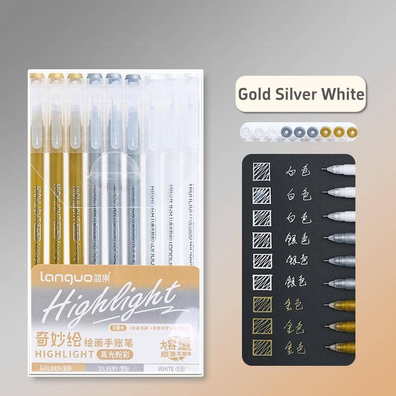 9 stücke Morandi Stifte Set Multi Farbe Gel Tinte Stifte Retro Marker Liner 0,5mm Kugelschreiber Für Journal Kunst von Joom DACH