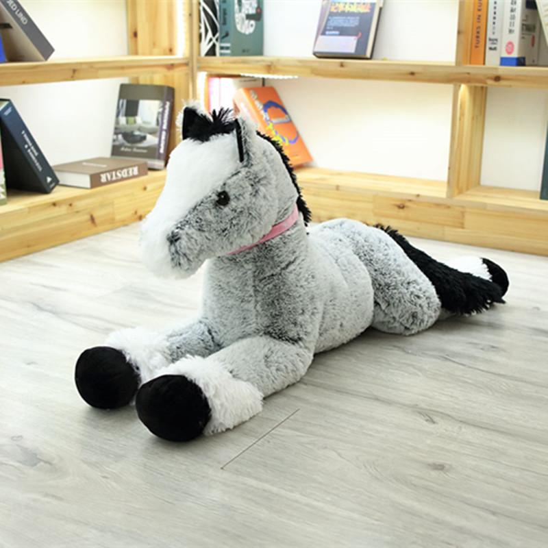 90/120CM Niedliche Liegendes Pferd Plüschtiere Stofftier Cartoon Tier Pferd Kinder Kinder Mädchen Foto-Requisiten Geburtstagsgeschenke 90cm von Joom DACH