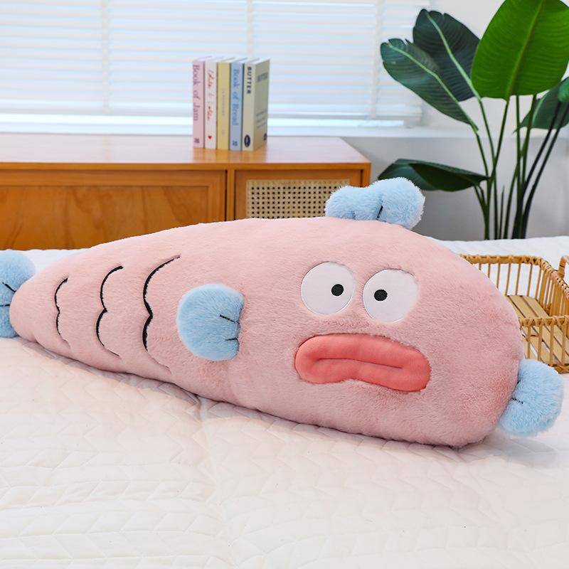 90cm Große Größe Hässlicher Fisch Langes Stangenkissen Puppe Plüschtier Plüschkissen Geburtstagsgeschenk für Mädchen Lustig Hässlich Niedlich Raumdekoration Geschenk 90cm von Joom DACH