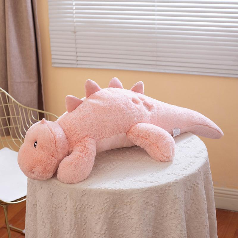 90cm Squishy Dinosaurier Puppe Plüsch Spielzeug Weiche Dino Plushie Cartoon Kawaii Tier Kinder Geburtstag Stofftier Sofa Puppen Nette Geschenke 90cm rosa von Joom DACH