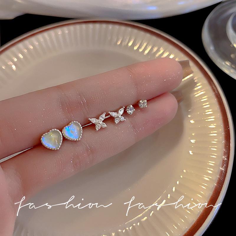 925 Silberstift Luxus Ohrstecker Set: Exquisite, vielseitige Mode für Frauen von Joom DACH