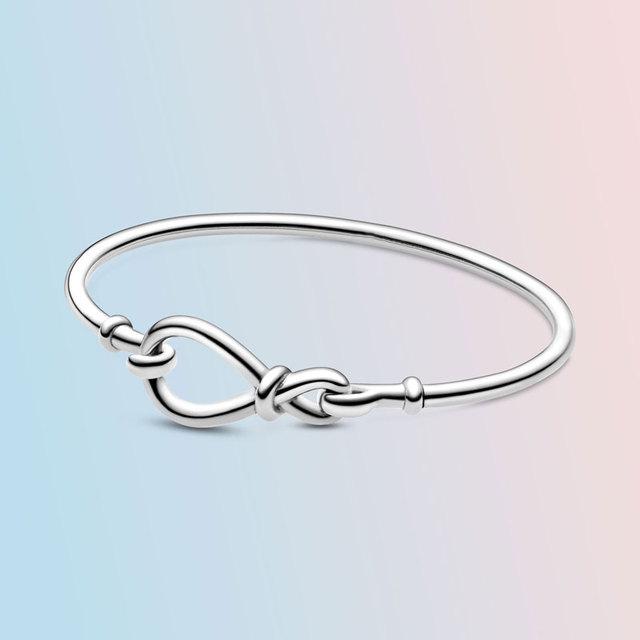 925 Sterling Silber Armband Femme Herz Schlange Kette Armband Für Frauen Fit Temperament Charme Perlen Schmuck Geschenk 17cm von Joom DACH