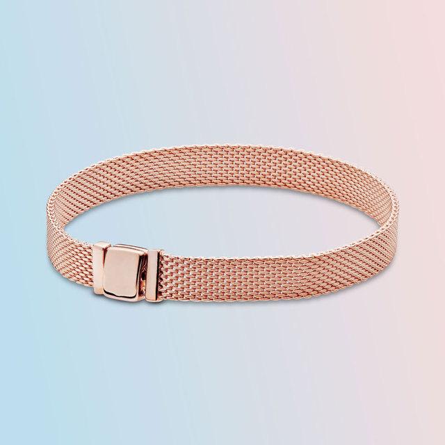 925 Sterling Silber Armband Femme Herz Schlange Kette Armband Für Frauen Fit Temperament Charme Perlen Schmuck Geschenk 19cm von Joom DACH