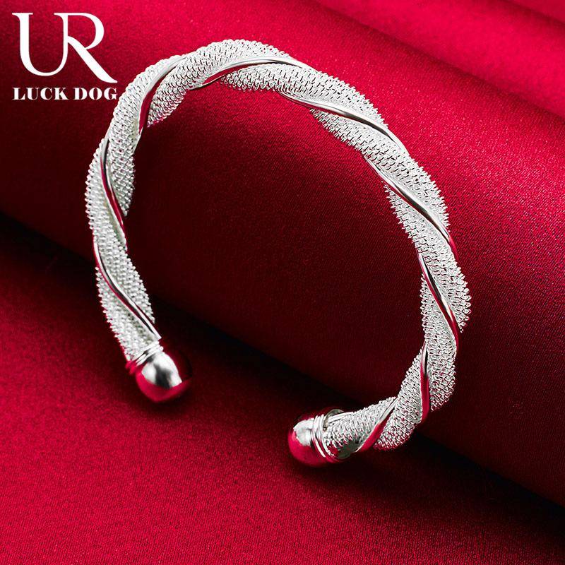 925 Sterling Silber Damen und Herren Mesh Breites gewebtes Armband Modischer Hochzeitsschmuck 50MM 925 Sterling Silber Damen und Herren Mesh Breites gewebtes Armband Modischer Hochzeitsschmuck 50MM von Joom DACH