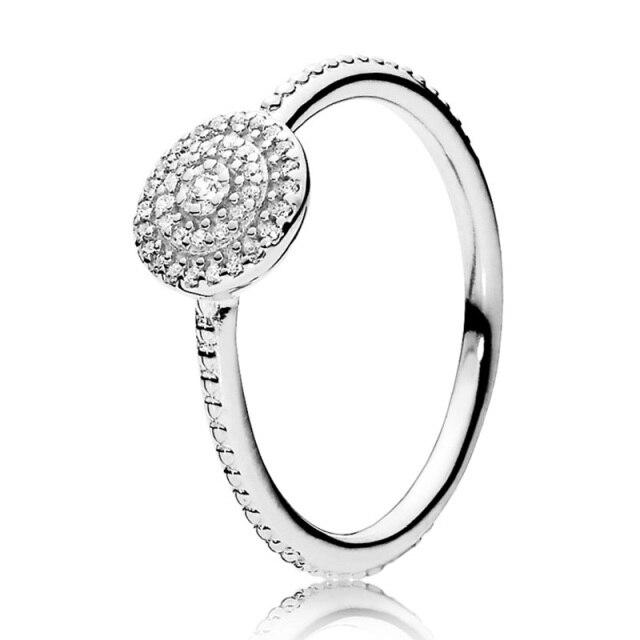 925 Sterling Silber Funkelnden Eleganten Ring Mode Damen DIY Ring Schmuck 9 von Joom DACH