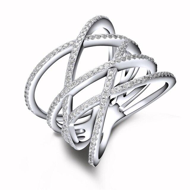 925 Sterling Silber Ring Verdrehte Linien Einfache Stapelbare Ringe Für Frauen Mädchen Besondere Geschenke Mode Party Edlen Schmuck 8 von Joom DACH