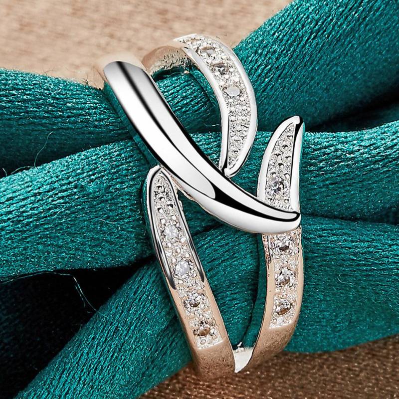 925 Sterling Silber Wicker Zirkon 7 8 9 10 Ring für Damen Charm Schmuck 10 925 Sterling Silber Wicker Zirkon 7 8 9 10 Ring für Damen Charm Schmuck 10 von Joom DACH