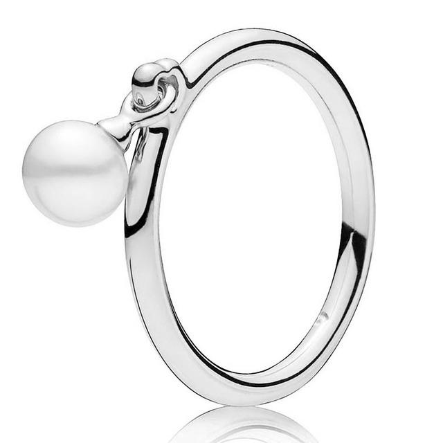 925 Sterlingsilber Ring Rose Liebes-Schloss Herzringe für Damen Hochzeitsparty Schmuck 7 von Joom DACH