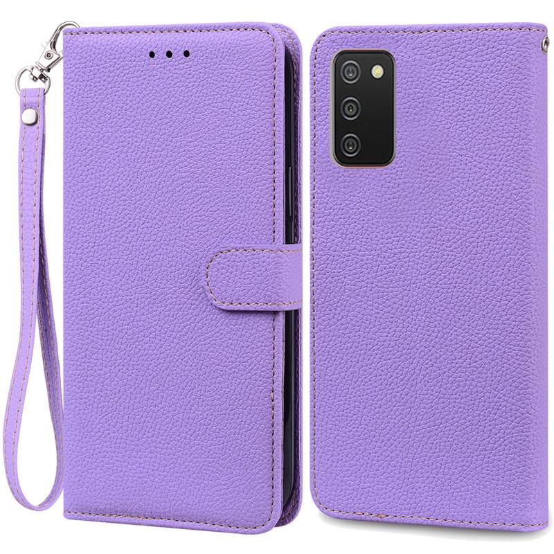 A02S Hülle Für Samsung Galaxy A02s Hülle Leder Brieftasche Flip Hülle Für Coque Samsung Galaxy A02S A 02s A025F Hülle Weiche Fundas Etui For Samsung A02S von Joom DACH