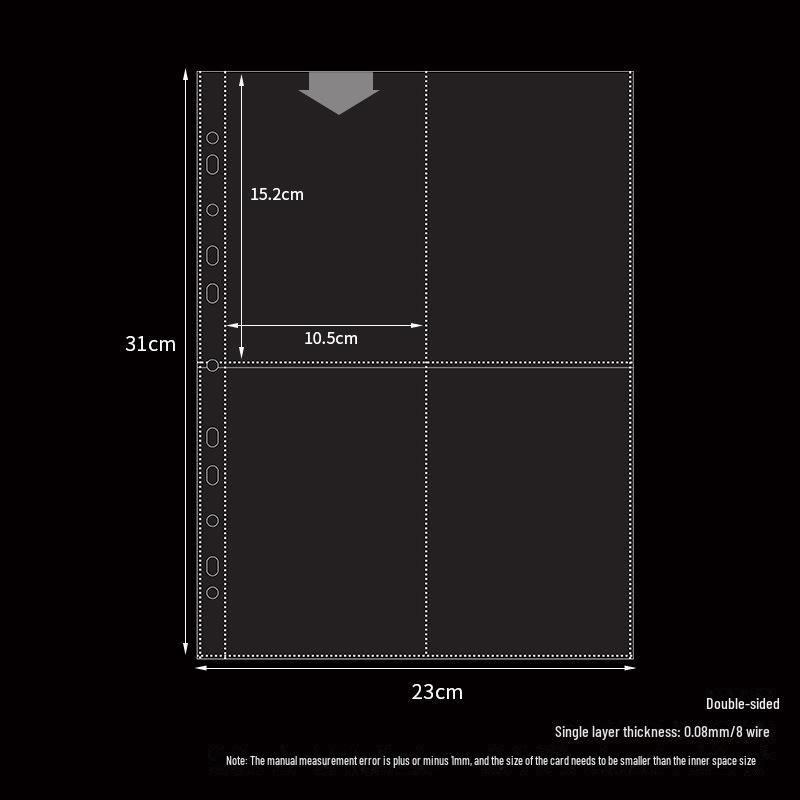 A4-Sammelalben mit losen Blättern für Dokumente, Fotos, Tickets und Postkarten von Joom DACH