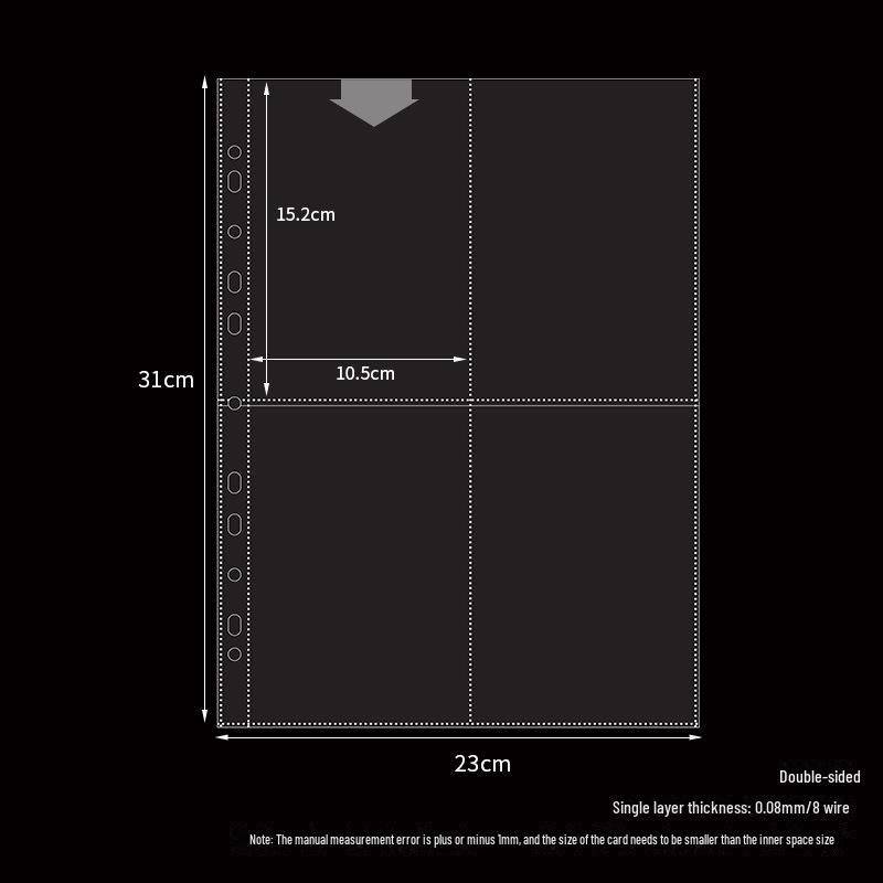 A4-Sammelalben mit losen Blättern für Dokumente, Fotos, Tickets und Postkarten von Joom DACH