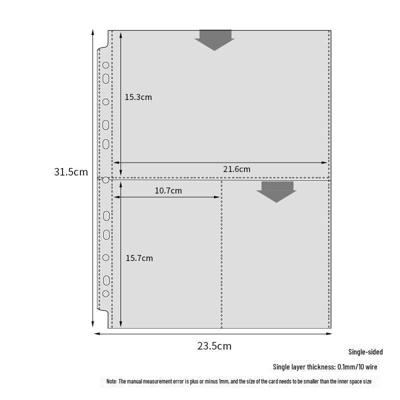A4-Sammelalben mit losen Blättern für Dokumente, Fotos, Tickets und Postkarten von Joom DACH