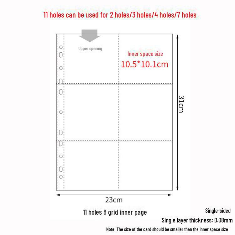 A4-Sammelalben mit losen Blättern für Dokumente, Fotos, Tickets und Postkarten von Joom DACH