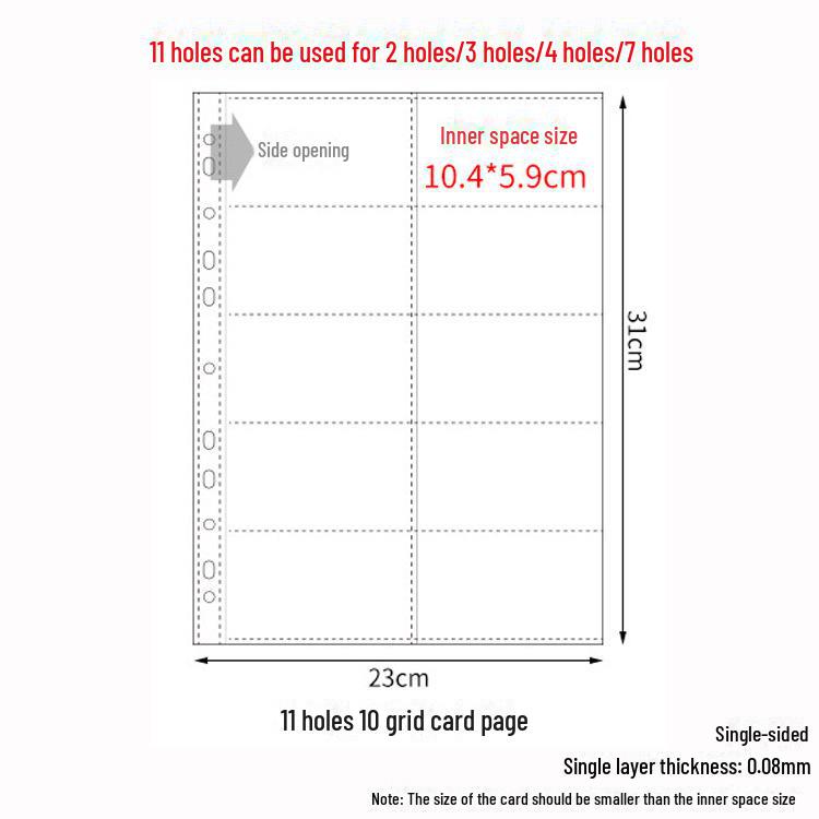 A4-Sammelalben mit losen Blättern für Dokumente, Fotos, Tickets und Postkarten von Joom DACH