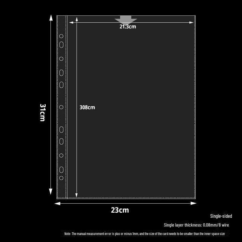 A4-Sammelalben mit losen Blättern für Dokumente, Fotos, Tickets und Postkarten von Joom DACH