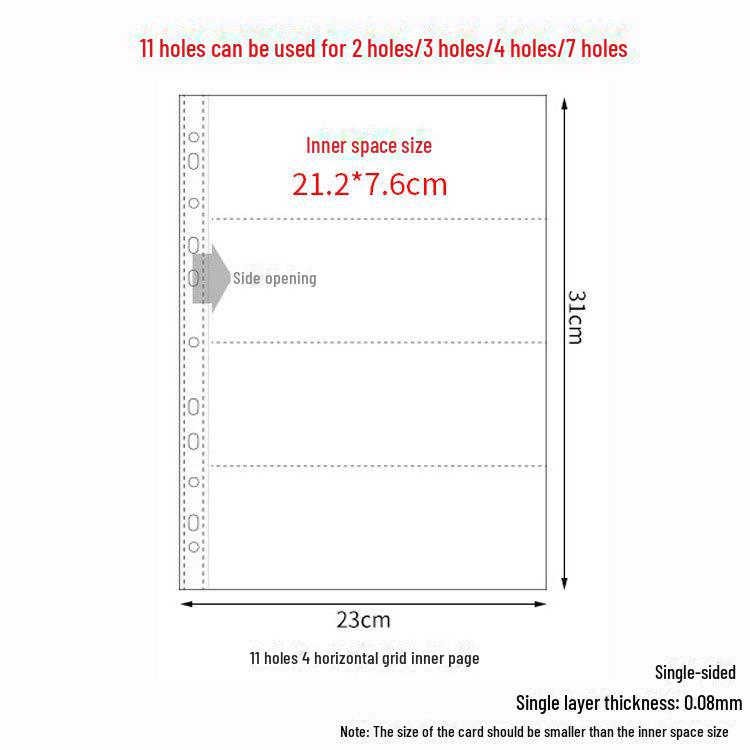 A4-Sammelalben mit losen Blättern für Dokumente, Fotos, Tickets und Postkarten von Joom DACH