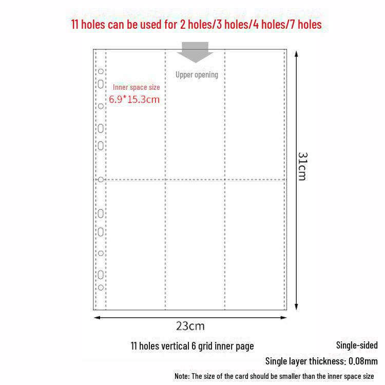 A4-Sammelalben mit losen Blättern für Dokumente, Fotos, Tickets und Postkarten von Joom DACH
