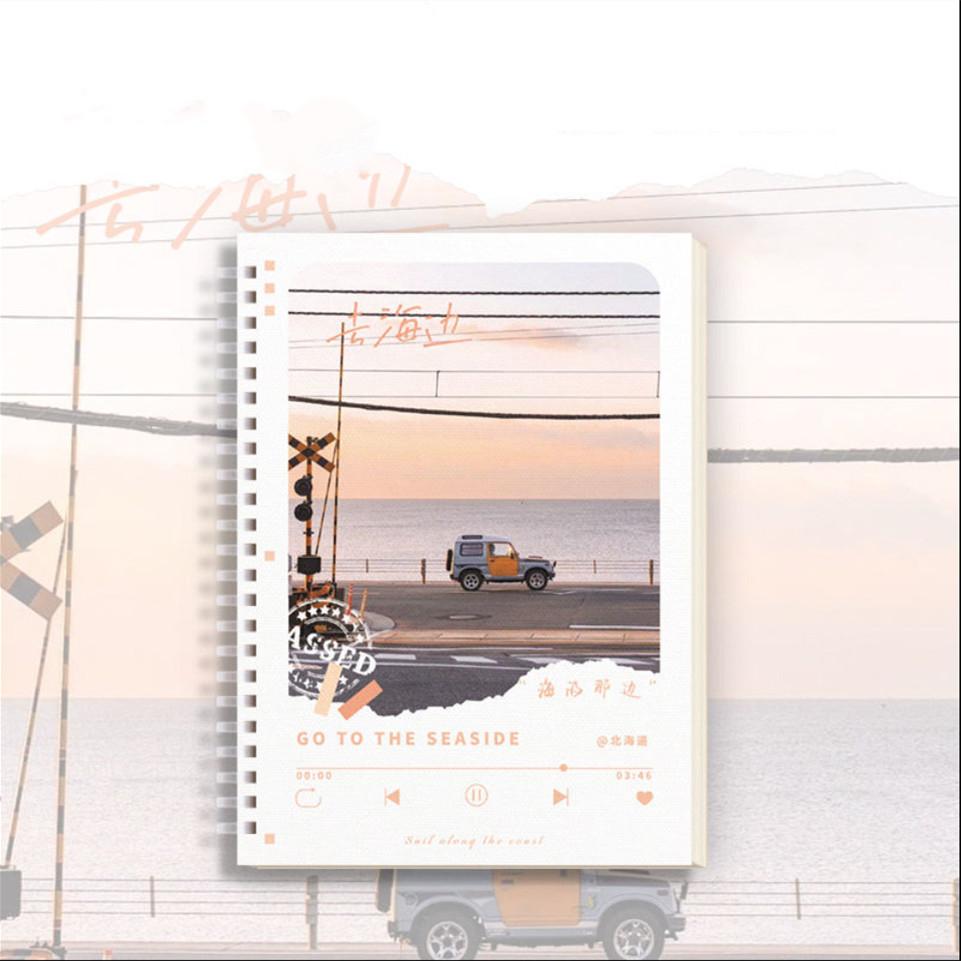 A5 Soft Coil Verdicktes Papier Student Horizontale Linie Weiches Silikon Notizbuch Notizblock Leeres Buch Notizbücher für Studenten Journal von Joom DACH