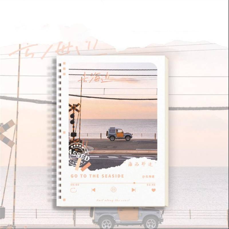 A5 Soft Coil Verdicktes Papier Student Horizontale Linie Weiches Silikon Notizbuch Notizblock Leeres Buch Notizbücher für Studenten Journal von Joom DACH