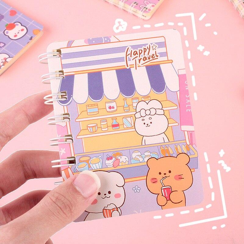 A7 Kawaii Tier Wicklung Notebooks Bär Kaninchen Mini Tragbare Tasche Notizblock Student Schreibwaren Kinder Geschenk Schule Liefert von Joom DACH
