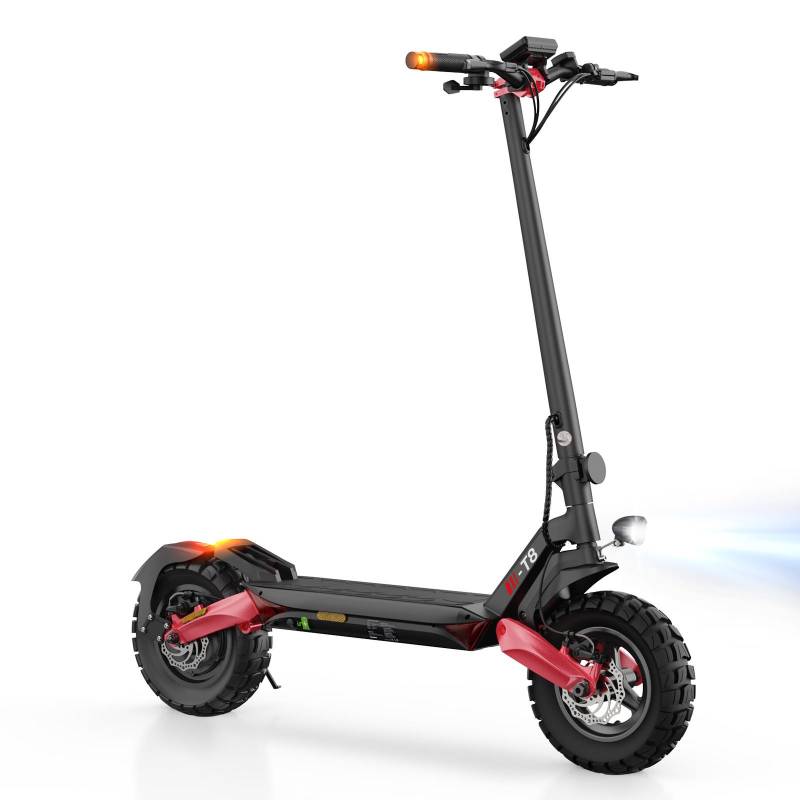 ABE-T8 10'' Elektroroller 20km/h Höchstgeschwindigkeit 1200W Motor 48V15Ah Batterie 100km Maximale Reichweite mit APP-Steuerung ABE-T8——20KM/H schwarz von Joom DACH