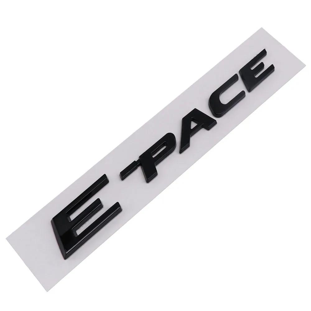 ABS Auto Kofferraum Ganzkörper Badge Aufkleber für F-PACE E-PACE F-TYPE XJS XJ8 XF X260 XE XEL XFL Heckemblem Aufkleber Zubehör E-PACE schwarz von Joom DACH