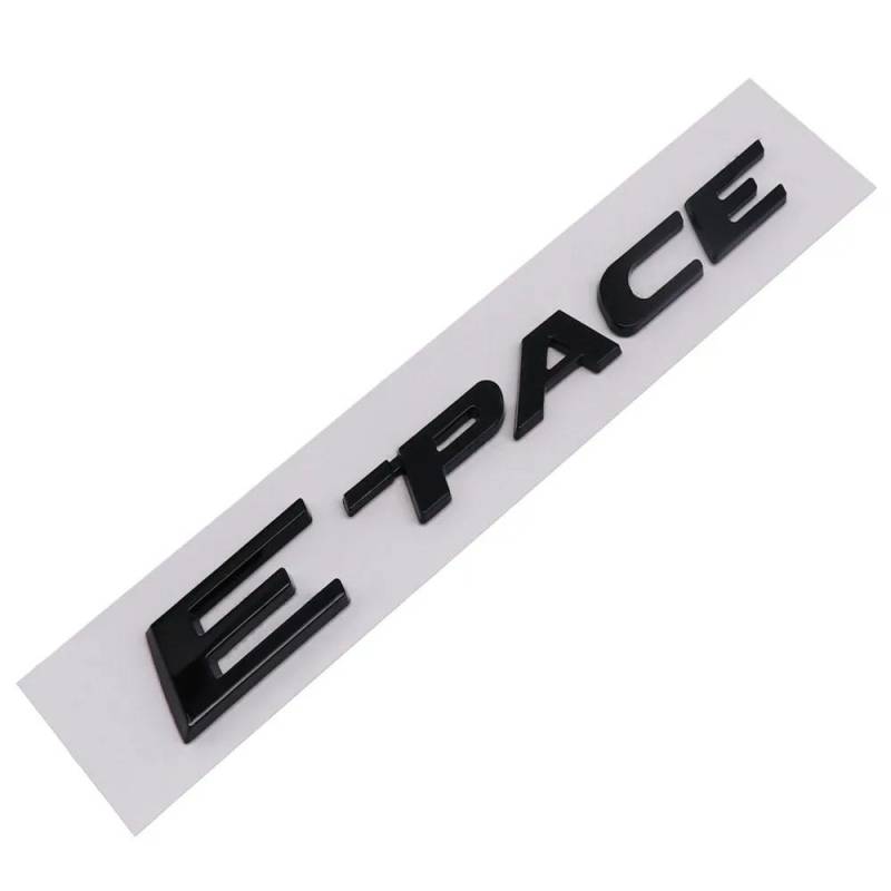 ABS Auto Kofferraum Ganzkörper Badge Aufkleber für F-PACE E-PACE F-TYPE XJS XJ8 XF X260 XE XEL XFL Heckemblem Aufkleber Zubehör E-PACE schwarz von Joom DACH
