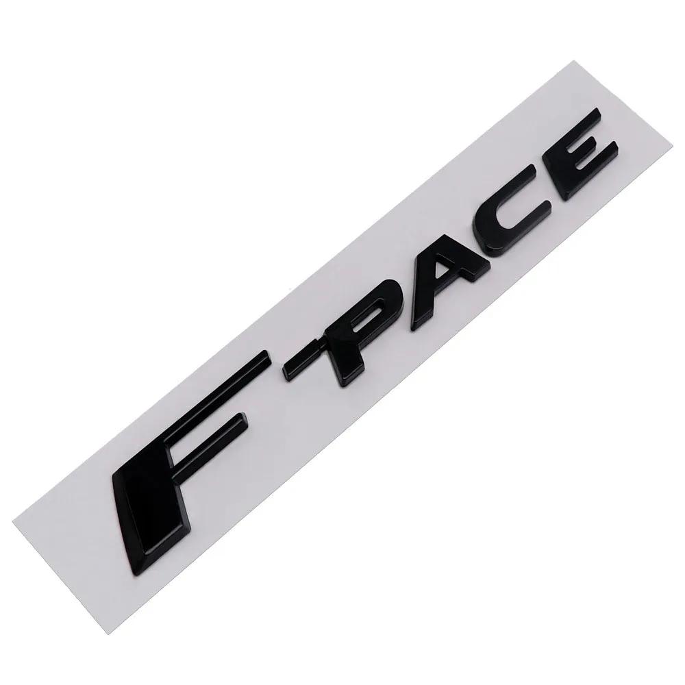 ABS Auto Kofferraum Ganzkörper Badge Aufkleber für F-PACE E-PACE F-TYPE XJS XJ8 XF X260 XE XEL XFL Heckemblem Aufkleber Zubehör F-PACE schwarz von Joom DACH