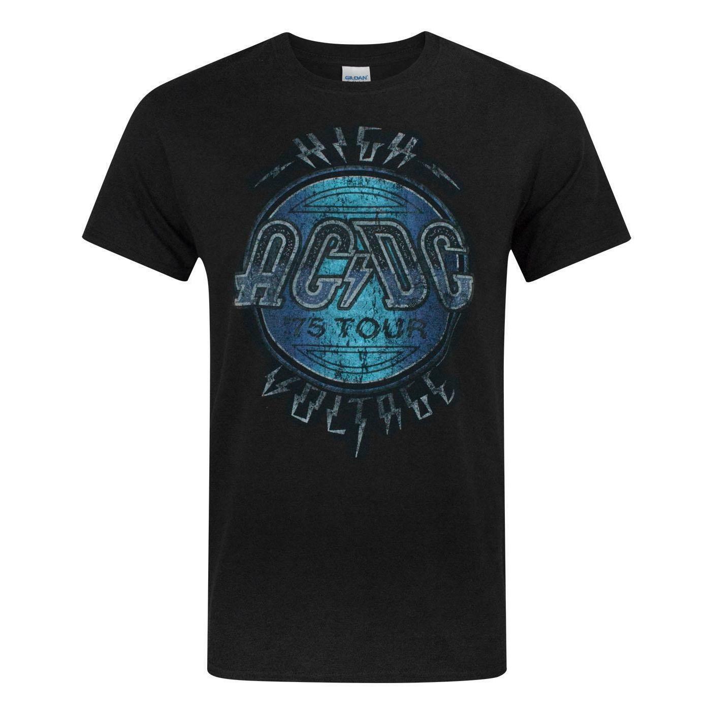 AC/DC Herren High Voltage Tour 75´ T-Shirt S schwarz von Joom DACH
