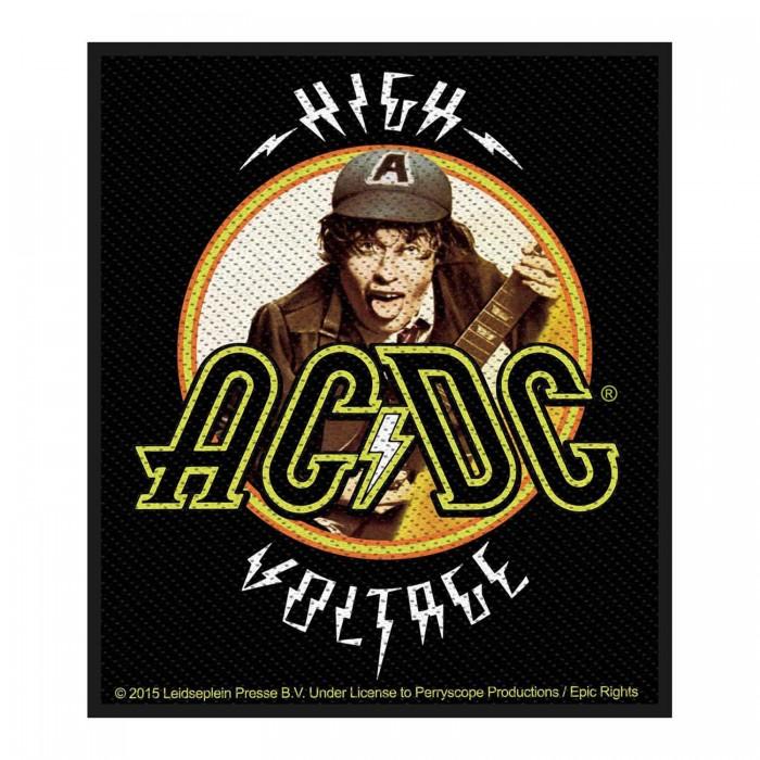 AC/DC-Hochspannungs-Angus-Standard-Patch One Size gelb/schwarz von Joom DACH