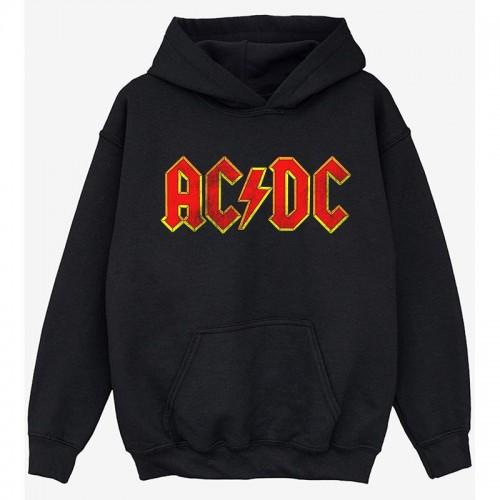 AC/DC Kapuzenpullover mit Distressed-Logo für Jungen 9-11 Years schwarz von Joom DACH