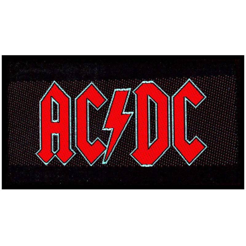 AC/DC-Logo-Patch One Size schwarz/rot von Joom DACH