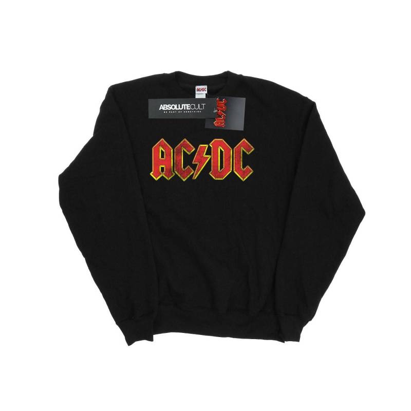 AC/DC-Sweatshirt mit Distressed-Logo für Mädchen in Rot 9-11 Years schwarz von Joom DACH