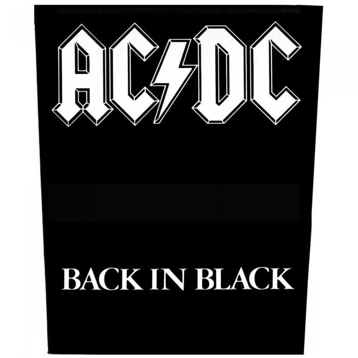 AC/DC zurück in Schwarz-Patch One Size weiß/schwarz von Joom DACH