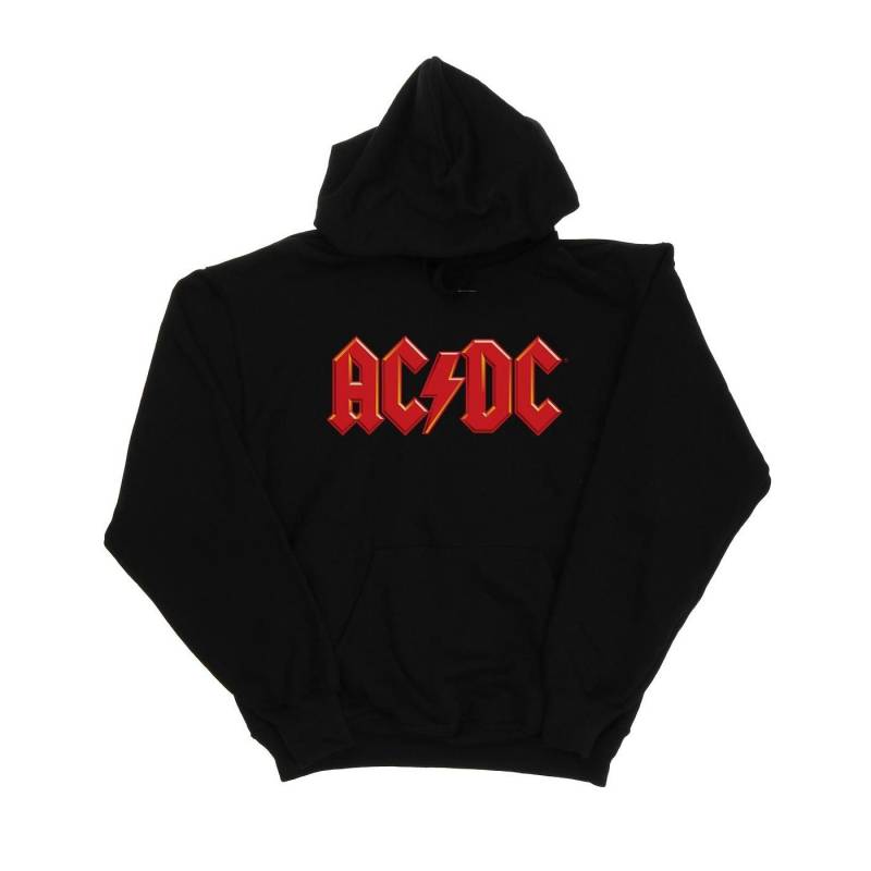 ACDC Damen-Kapuzenpullover mit rotem Logo XXL schwarz von Joom DACH