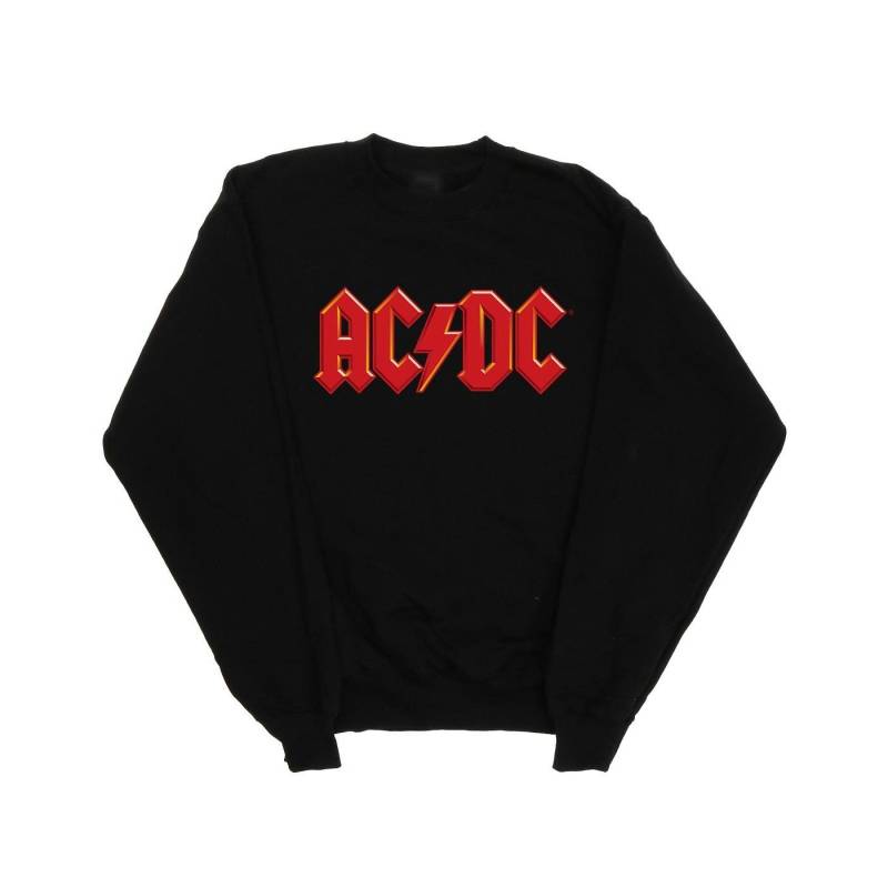 ACDC Mädchen-Sweatshirt mit rotem Logo 9-11 Years schwarz von Joom DACH