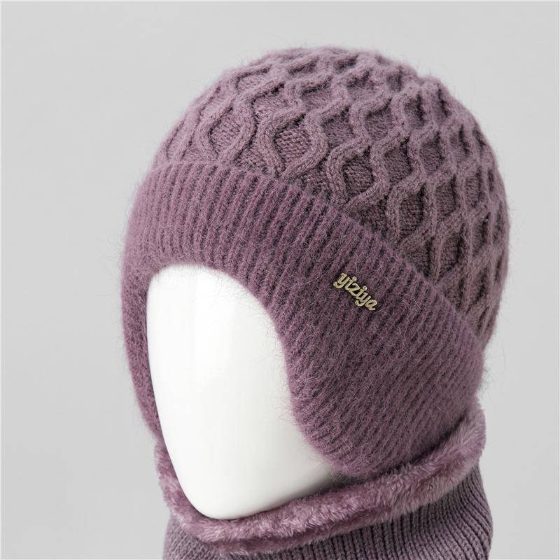 Ältere Mütze für Frauen Winter gestrickte warme Ohrenschutzmütze Mütter mit dicker Wollmütze für ältere Frauen mittleren Alters für Großmütter alte Damen one size von Joom DACH