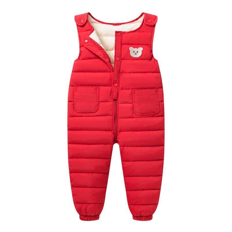 Ärmelloser Overall aus Baumwolle mit Winter-Hosenträgern für Kinder 120 von Joom DACH