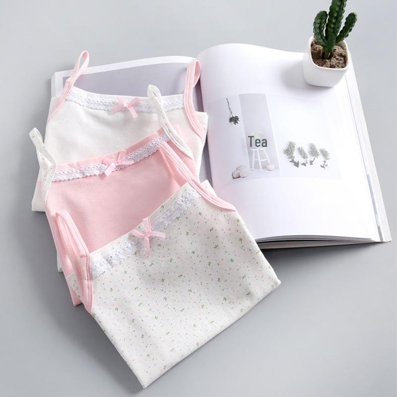 Ärmelloses Sommer-Unterhemd aus reiner Baumwolle für Mädchen 100 von Joom DACH