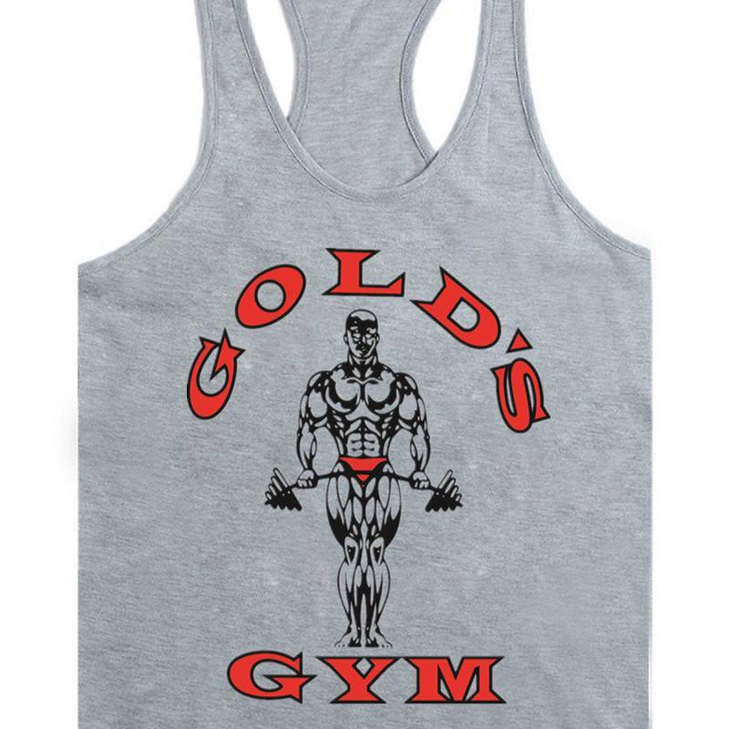 Ärmelloses Tanktop für Herren von Europe Golds, Weste für Bodybuilding und Fitness L von Joom DACH