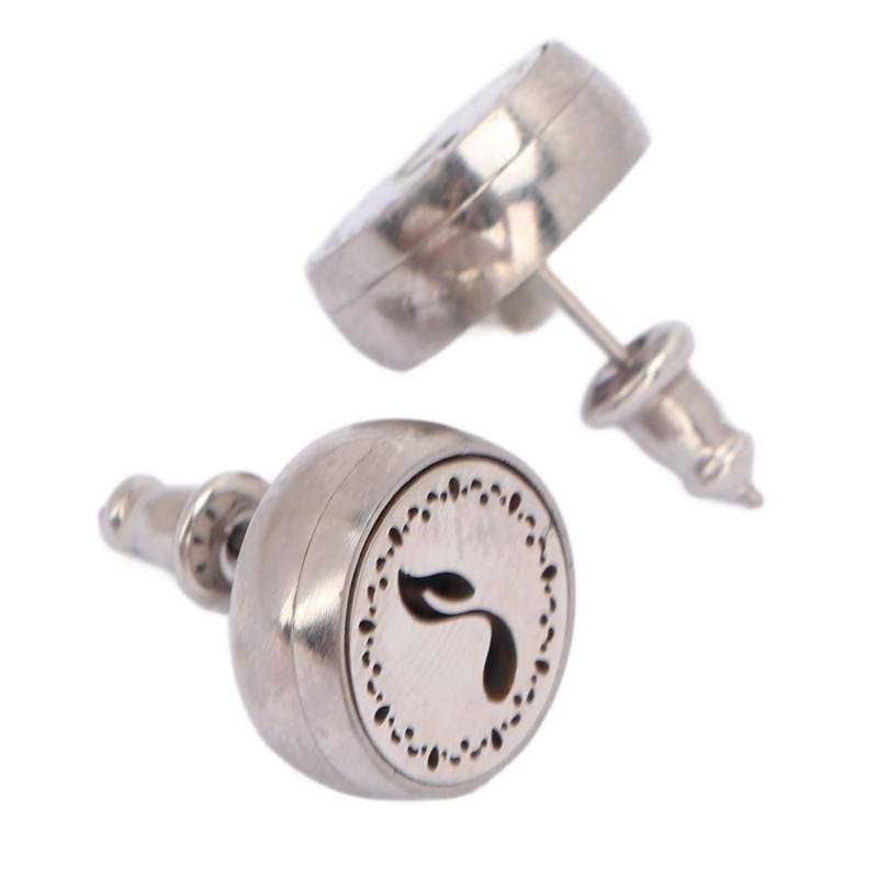 Ätherisches Öl Ohrstecker Mode Tragbar Runde Form Mini Aromatherapie Ohrstecker für Damen Typ von Joom DACH