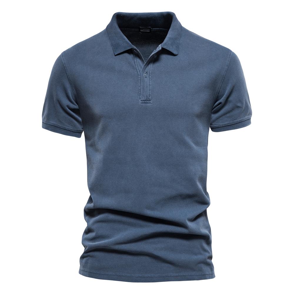 AIOPEON Baumwolle Einfarbig männer Polo Shirts Casual Kurzarm Turndown männer Shirts Mode Streetwear Polos für Männer männer Kleidung XL 80-90 kg denim-blau AIOPEON Baumwolle Einfarbig männer Polo Shirts Casual Kurzarm Turndown männer Shirts Mode Streetwear Polos für Männer männer Kleidung XL 80-90 kg denim-blau von Joom DACH