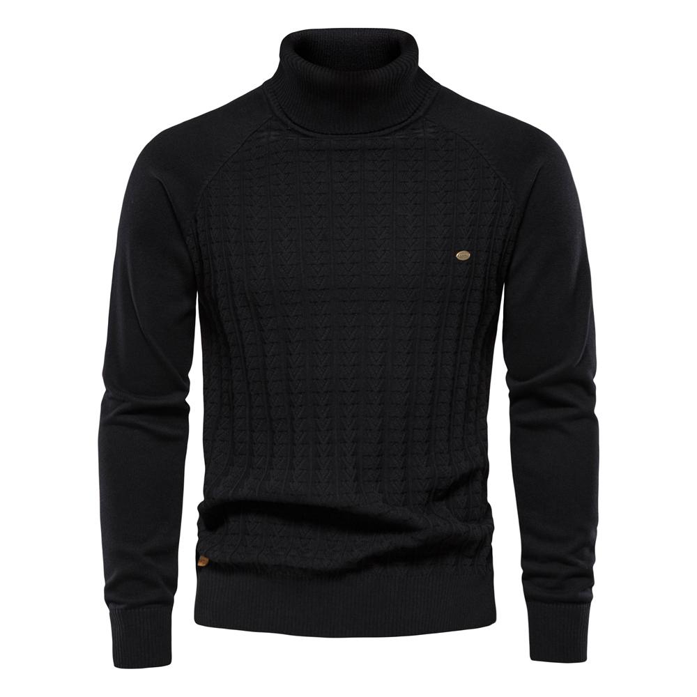 AIOPESON Einfarbig Gestrickte Rollkragen Männlich Pullover Baumwolle Hohe Qualität Warme herren Pullover Winter Casual Pullover Neue 2022 L 70-78 kg schwarz AIOPESON Einfarbig Gestrickte Rollkragen Männlich Pullover Baumwolle Hohe Qualität Warme herren Pullover Winter Casual Pullover Neue 2022 L 70-78 kg schwarz von Joom DACH