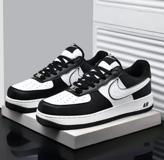 AJ1 Low-Top Dunk Schwarz & Weiß Panda Sneaker für Herren und Damen 42 von Joom DACH