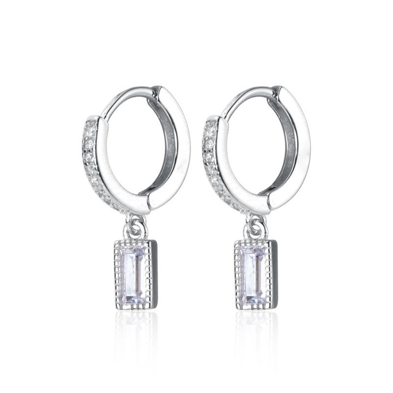 ANENJERY Damen-Ohrringe, Anhänger, Creolen, Damen, elegant, Zirkon, Medaillen-Anhänger, Ohrringe, Schmuck, Geschenke von Joom DACH