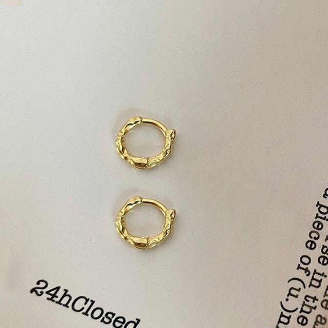 ANENJERY Unregelmäßige Kreis Creolen für Frauen Mädchen Einfache Kleine Huggies femme von Joom DACH