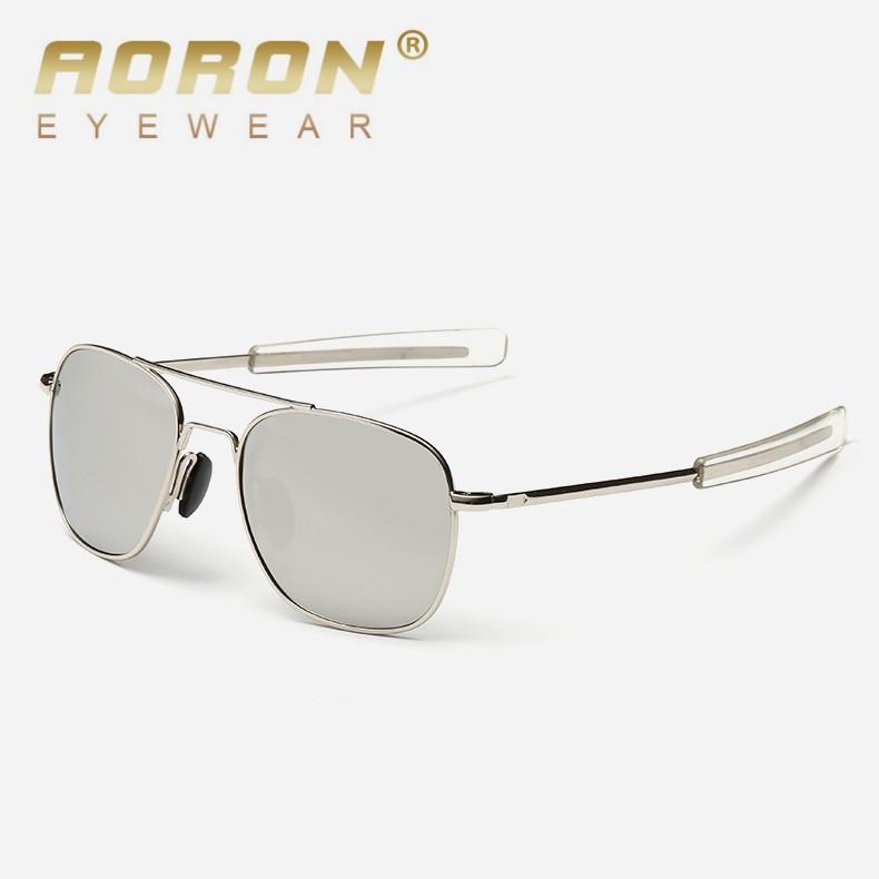 AORON Polarisierte Sonnenbrille Marke Originaldesign Brille Herren Mode Metallrahmen UV400 Blendschutzbrille von Joom DACH