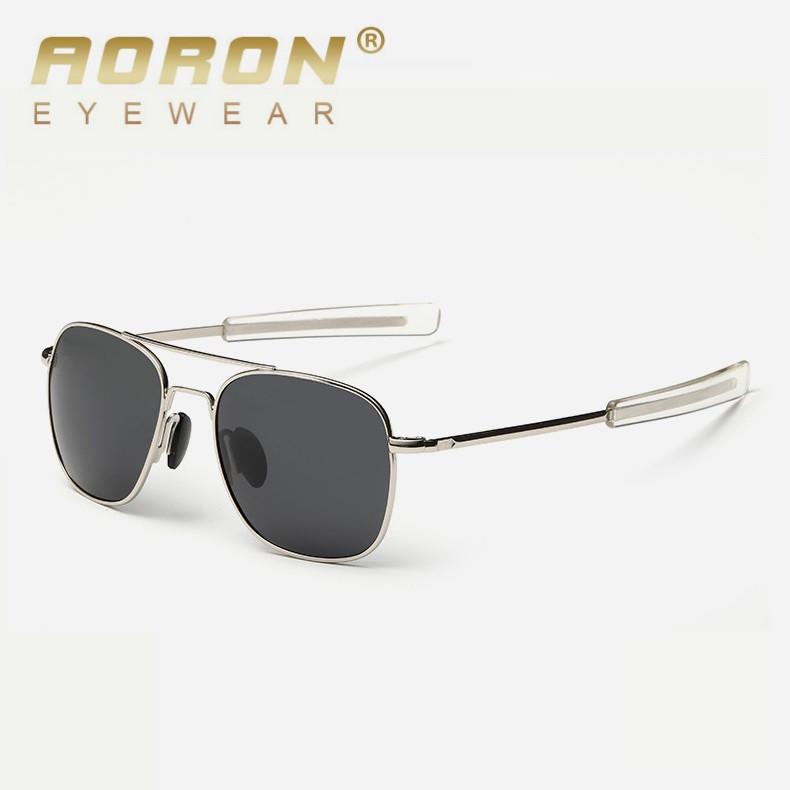 AORON Polarisierte Sonnenbrille Marke Originaldesign Brille Herren Mode Metallrahmen UV400 Blendschutzbrille von Joom DACH